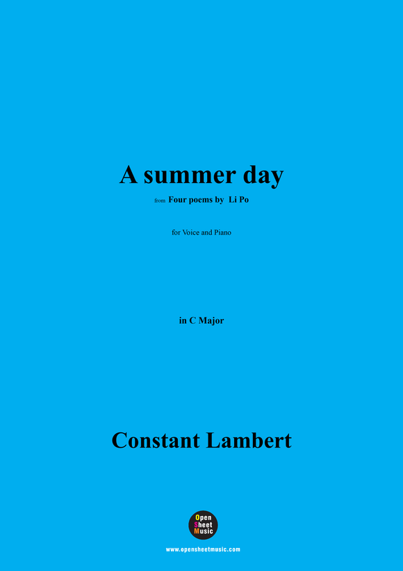 C. Lambert-A summer day