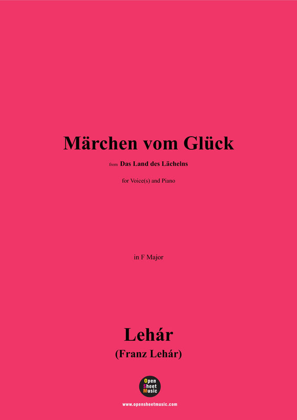 Lehár-Märchen vom Glück