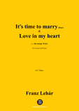 Lehár-It's time to marry(Duet)...Love in my heart