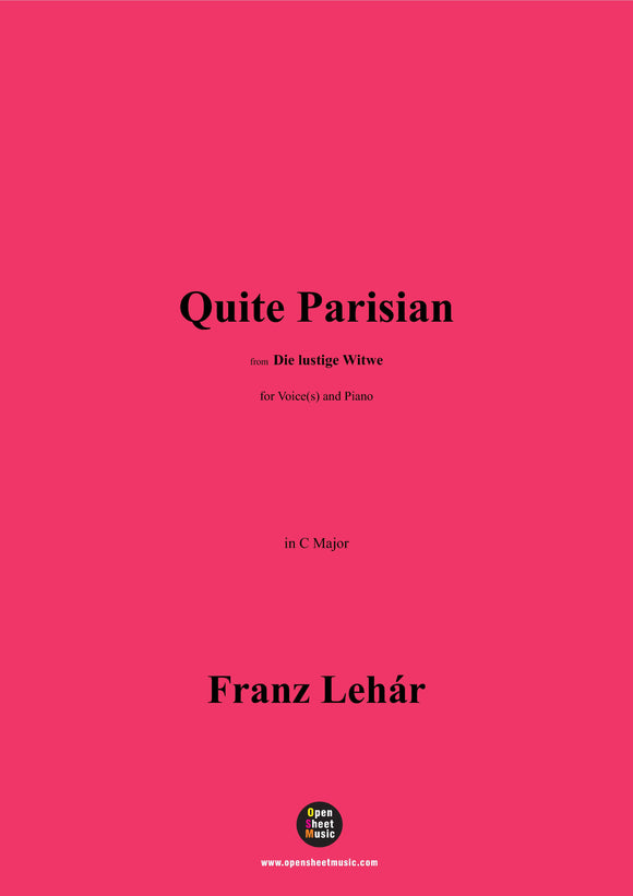 Lehár-Quite Parisian