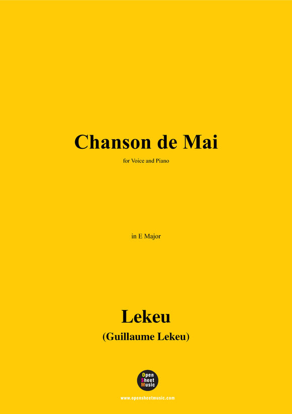 Lekeu-Chanson de Mai