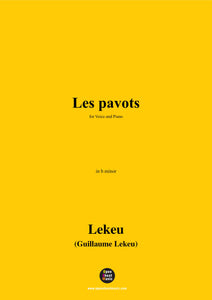 Lekeu-Les pavots