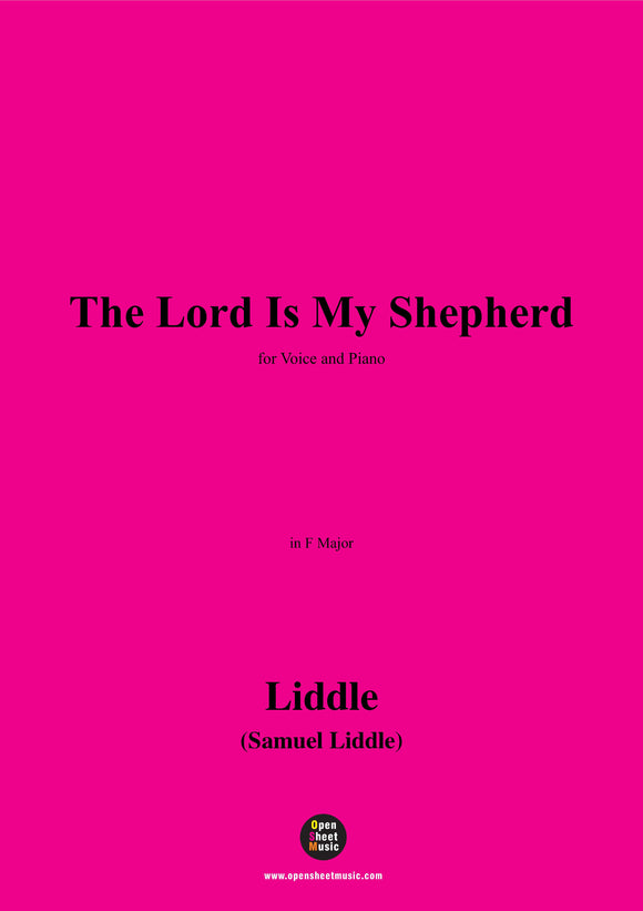 Liddle-The Lord Is My Shepherd