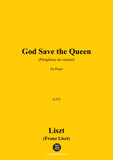 Liszt-God Save the Queen(Paraphrase de concert),S.235,for Piano
