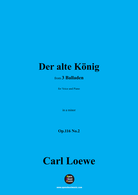 C. Loewe-Der alte König