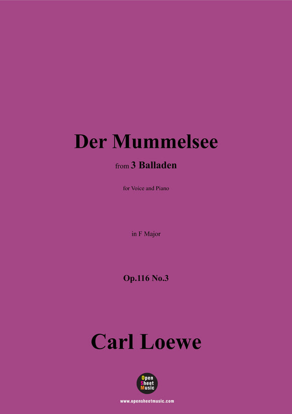 C. Loewe-Der Mummelsee