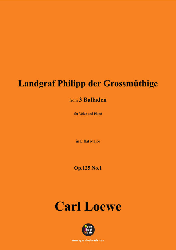 C. Loewe-Landgraf Philipp der Grossmuthige