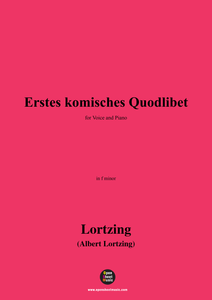 Lortzing-Erstes komisches Quodlibet