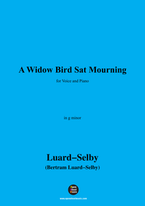 Luard-Selby-A Widow Bird Sat Mourning