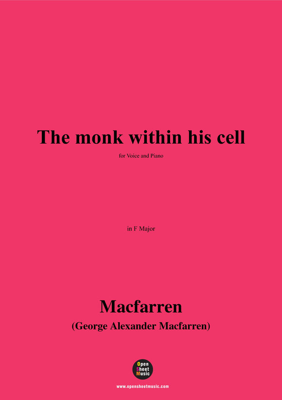 Macfarren-The monk within his cell