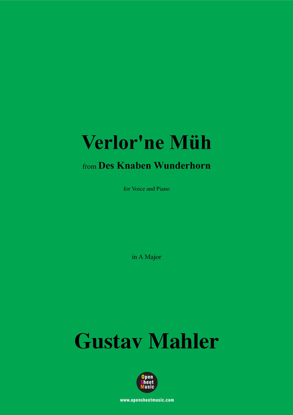 G. Mahler-Verlor'ne Müh