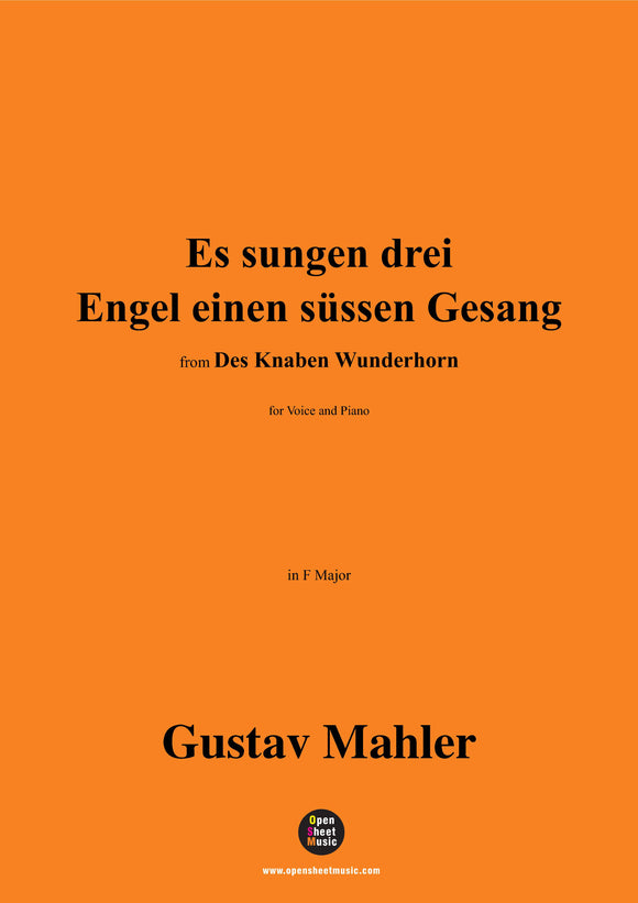 G. Mahler-Es sungen drei Engel einen süssen Gesang