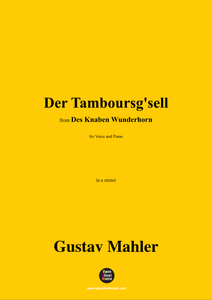 G. Mahler-Der Tamboursg'sell