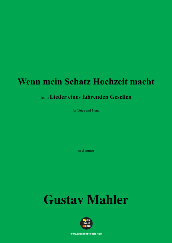 G. Mahler-Wenn mein Schatz Hochzeit macht