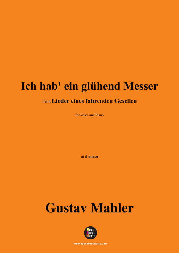 G. Mahler-Ich hab ein gluhend Messer