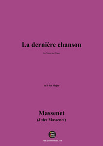 Massenet-La dernière chanson