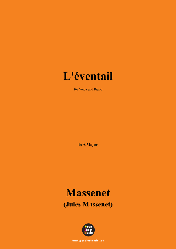 Massenet-L'éventail