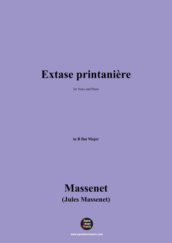 Massenet-Extase printanière