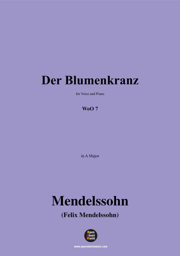 F. Mendelssohn-Der Blumenkranz