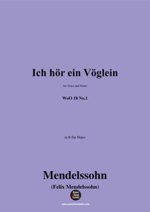 F. Mendelssohn-Ich hor ein Voglein