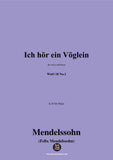 F. Mendelssohn-Ich hor ein Voglein
