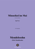 F. Mendelssohn-Minnelied im Mai