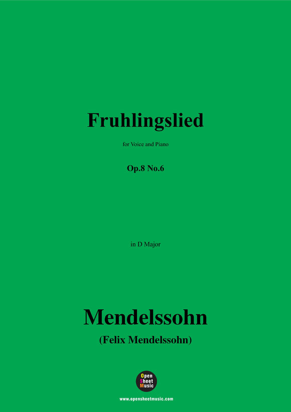 F. Mendelssohn-Fruhlingslied