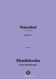 F. Mendelssohn-Maienlied