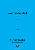 F. Mendelssohn-Andres Maienlied