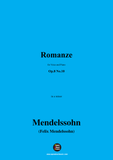 F. Mendelssohn-Romanze