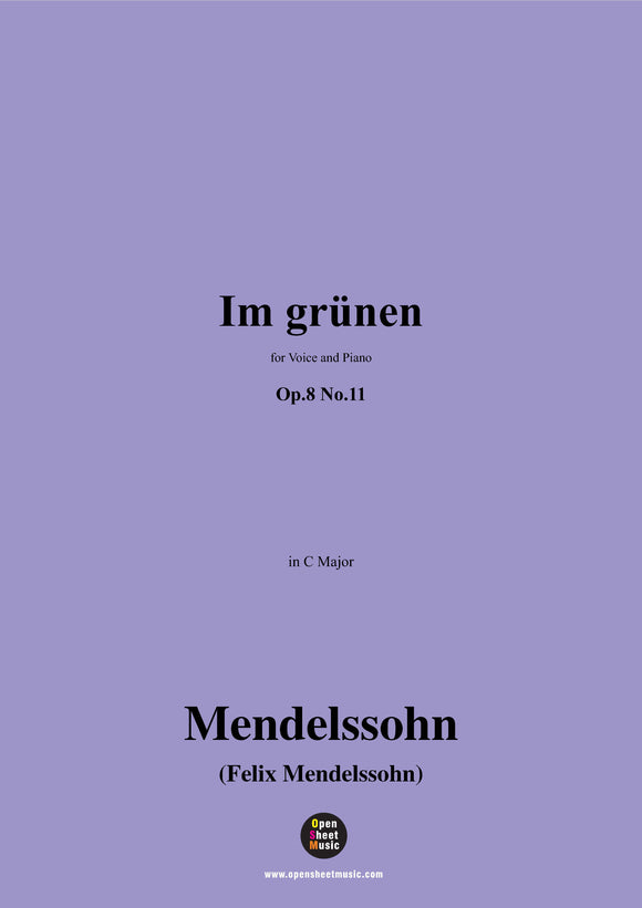 F. Mendelssohn-Im grunen