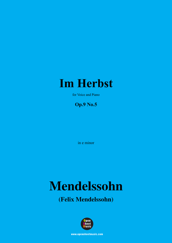 F. Mendelssohn-Im Herbst