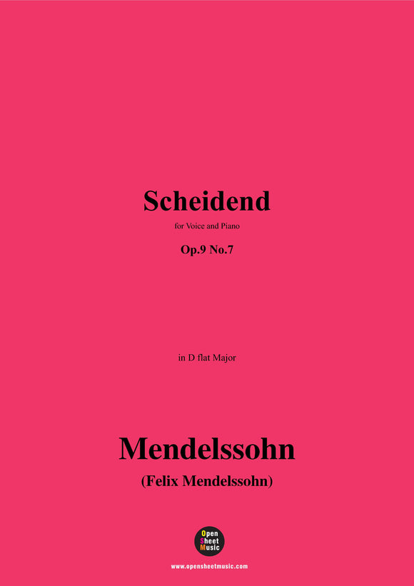 F. Mendelssohn-Scheidend