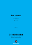 F. Mendelssohn-Die Nonne