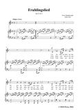 F. Mendelssohn-Fruhlingslied,Op.34 No.3