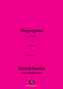 F. Mendelssohn-Morgengruss