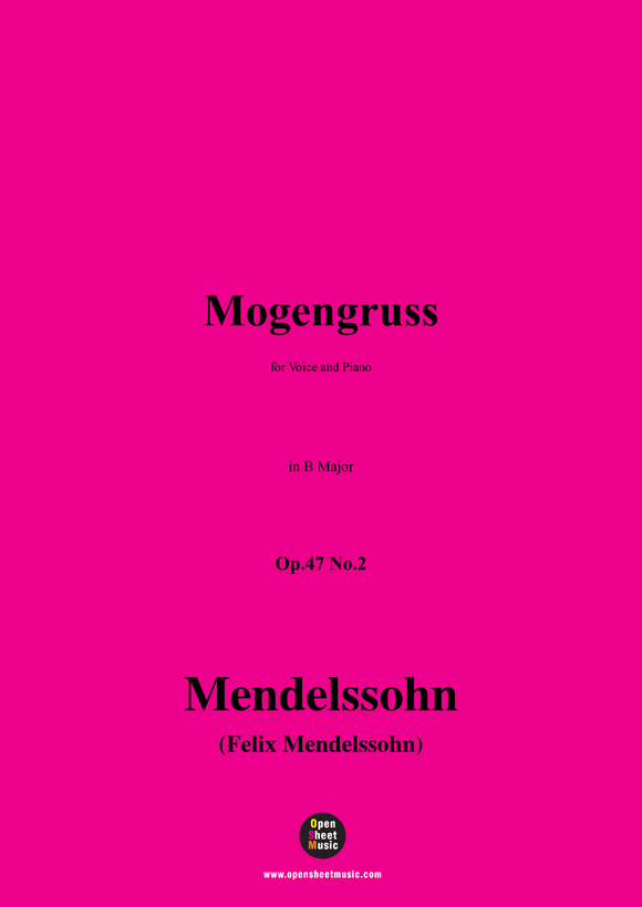 F. Mendelssohn-Morgengruss