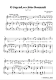 F. Mendelssohn-O Jugend,o schöne Rosenzeit,Op.57 No.4