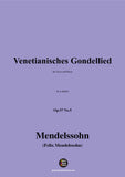 F. Mendelssohn-Venetianisches Gondellied