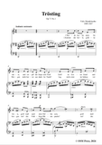 F. Mendelssohn-Trösting,Op.71 No.1