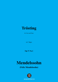 F. Mendelssohn-Trösting,Op.71 No.1