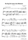 F. Mendelssohn-Da lieg'ich unter den Bäumen,Op.84 No.1