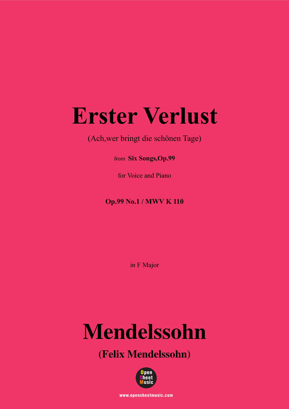 F. Mendelssohn-Erster Verlust