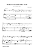 F. Mendelssohn-Die Sterne schaun in stiller Nacht,Op.99 No.2