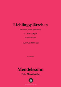 F. Mendelssohn-Lieblingsplatzchen