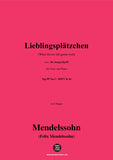 F. Mendelssohn-Lieblingsplatzchen