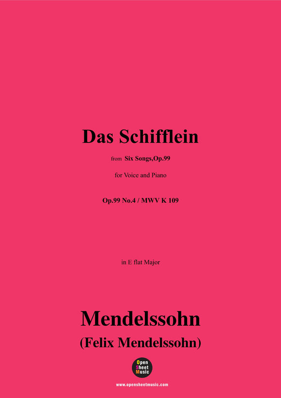 F. Mendelssohn-Das Schifflein