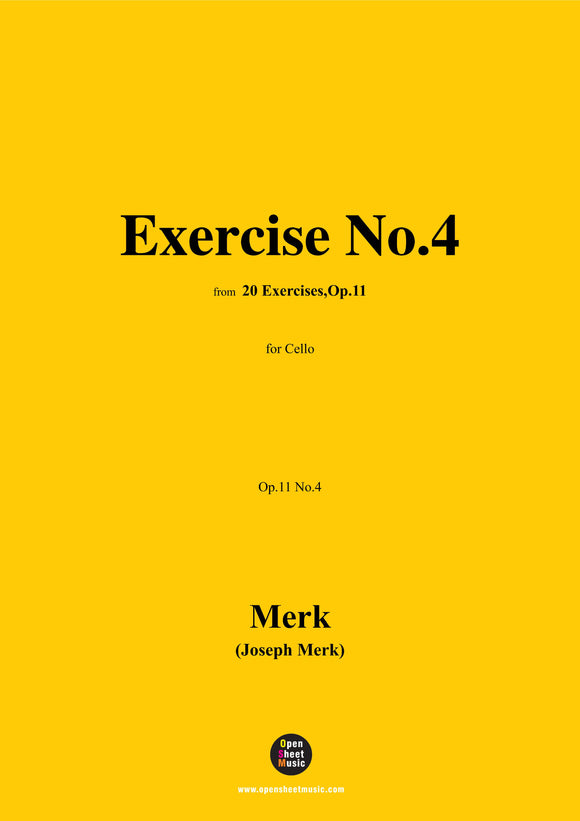 Merk-Exercise No.4,Op.11 No.4