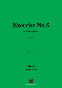 Merk-Exercise No.5,Op.11 No.5