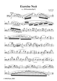 Merk-Exercise No.6,Op.11 No.6,from '20 Exercises,Op.11',for Cello